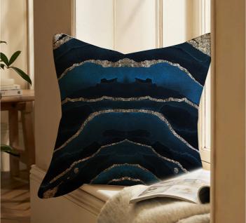 Printed - Blue Moana Cushion Cover Trendy Home