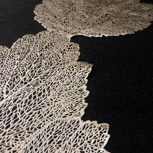 Pvc - Gold Sea Coral Table Runner Trendy Home
