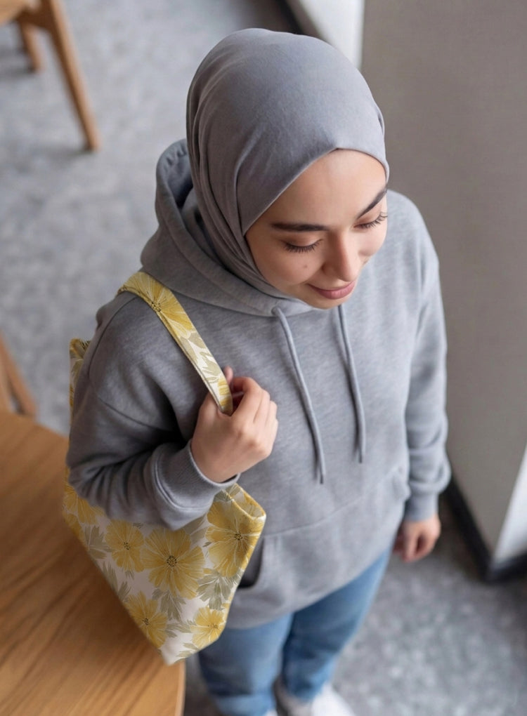 Printed - Honey Blossom Tote Bag Trendy Home
