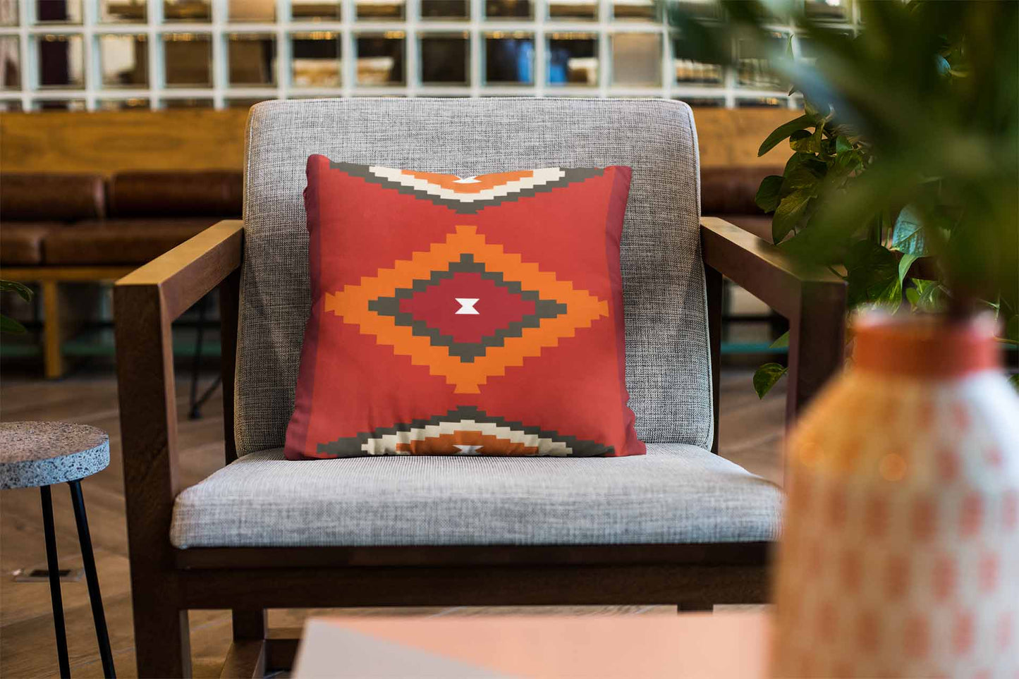 Printed - Azure's Jewel Cushion Cover Trendy Home