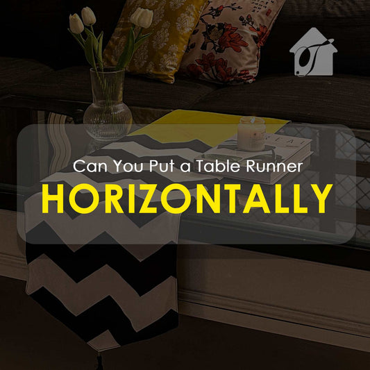 Can You Put a Table Runner Horizontally in Pakistan?