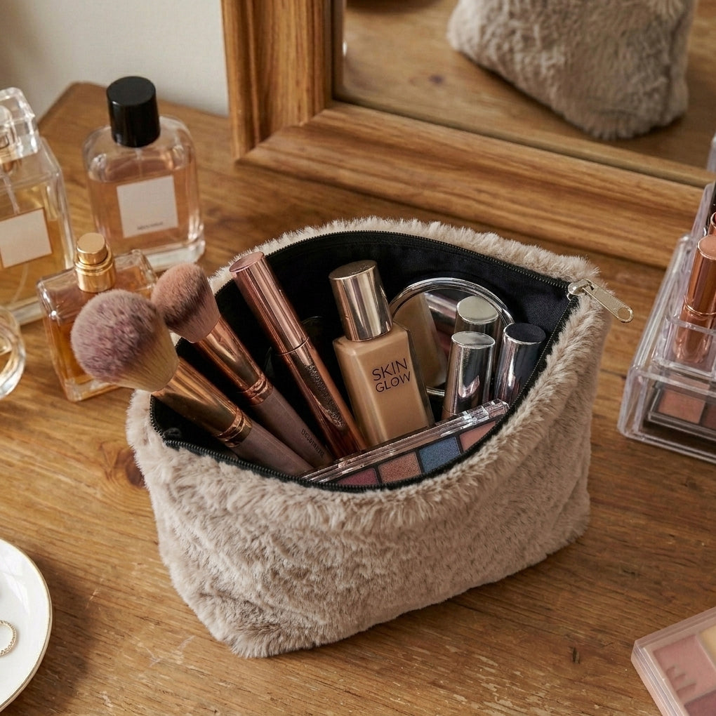 Cat Fur - Butter Cosmetic Pouch Trendy Home