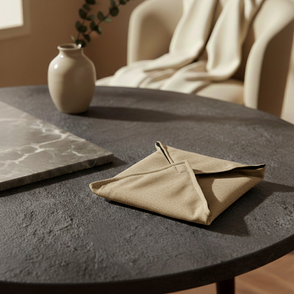 Fine Jute -Mud Roti Kapra Trendy Home