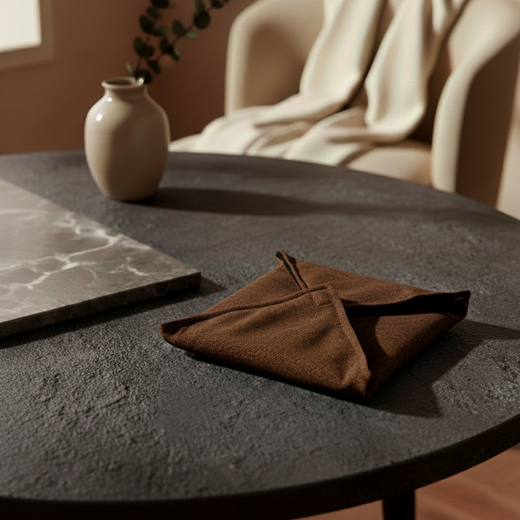 Fine Jute - Espresso Roti Kapra Trendy Home