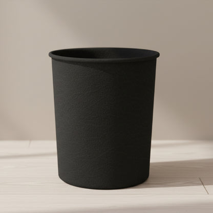 Leather - Black Dustbin Trendy Home