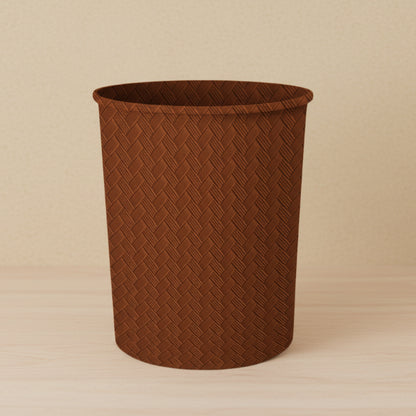 Patterned Leather - Bronze Dustbin Trendy Home