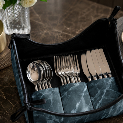 Turkish Velvet - Deep Blue Cutlery Tray Trendy Home