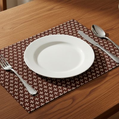 Printed - Espresso Foulard Table Mat Trendy Home