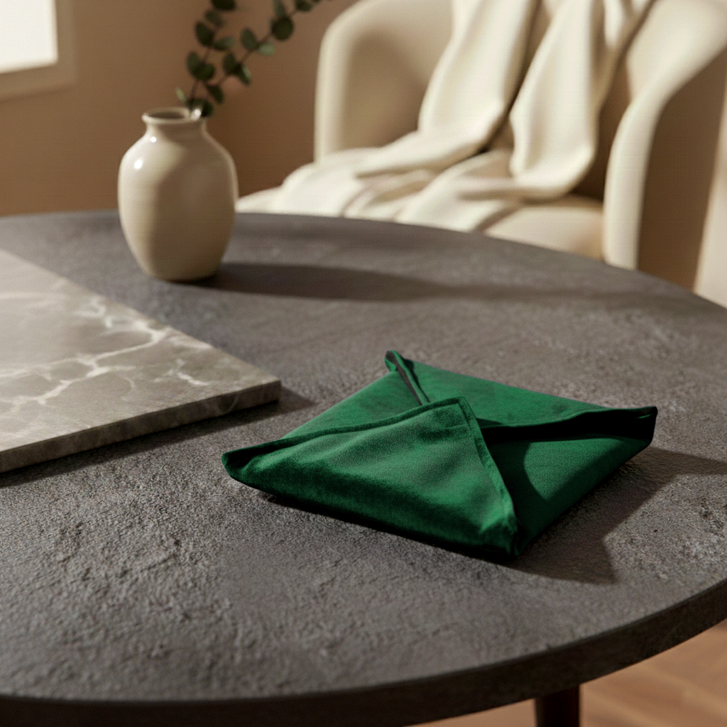 Malai Velvet - Emerald Roti Kapra Trendy Home
