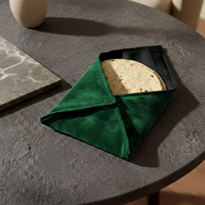 Malai Velvet - Emerald Roti Kapra Trendy Home