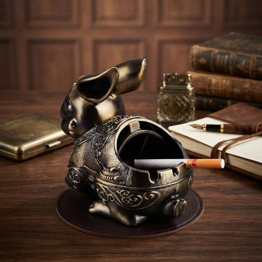 Metallic - Rabbit Ashtray trendy home