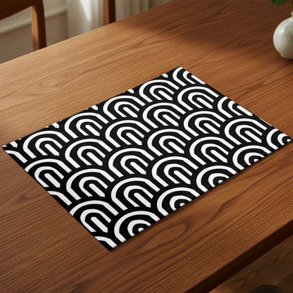 Printed - Monochrome Arch Table Mat Trendy Home
