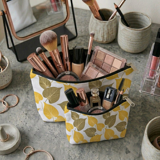 Printed - Autumn Cosmetic Pouch Trendy Home