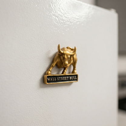 Resin - Wall Street Bull Fridge Magnet
