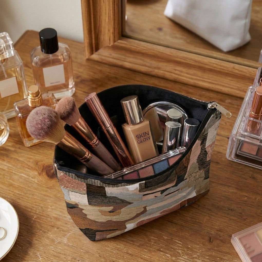Printed - Artisan Mosaic Cosmetic Pouch Trendy Home