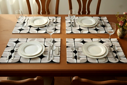 Printed - Retro Slate Table Mat Trendy Home