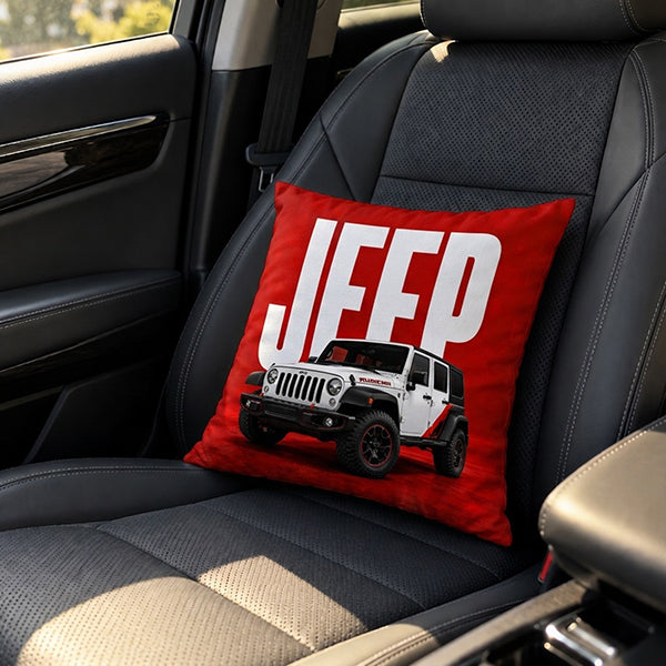 Jeep Off-Road Icon Cushion Cover Trendy Home