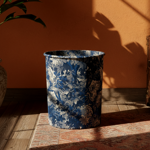Printed - Midnight Weave Dustbin Trendy Home