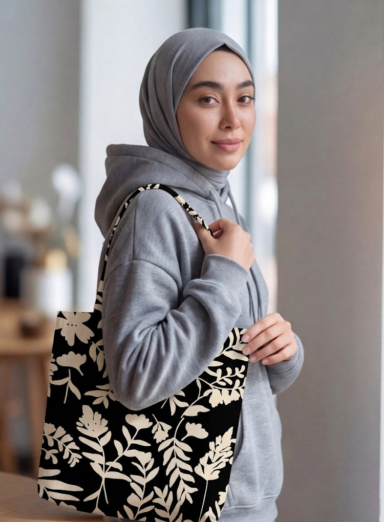 Printed - Luna Meadows Tote Bag Trendy Home