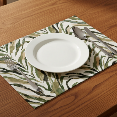 Printed - Sage Serengeti Table Mat Trendy Home