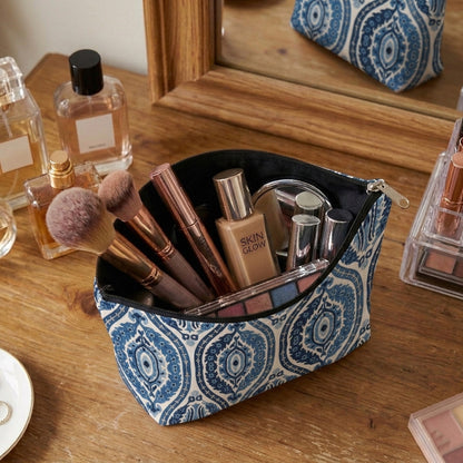 Printed - Moroccan Motif Cosmetic Pouch Trendy Home