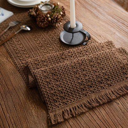 Crochet – Mocha & Cocoa Table Runner Trendy Home
