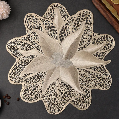 PVC - Plato Decorativo Dorado Gold Nova