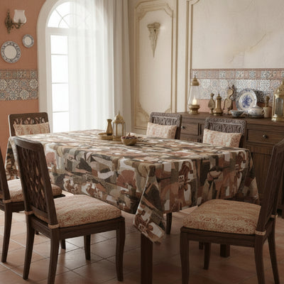 Printed - Artisan Mosaic Tablecloth Trendy Home