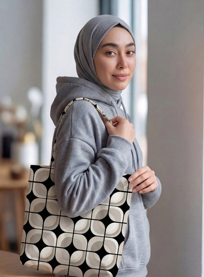 Printed - Retro Slate Tote Bag Trendy Home