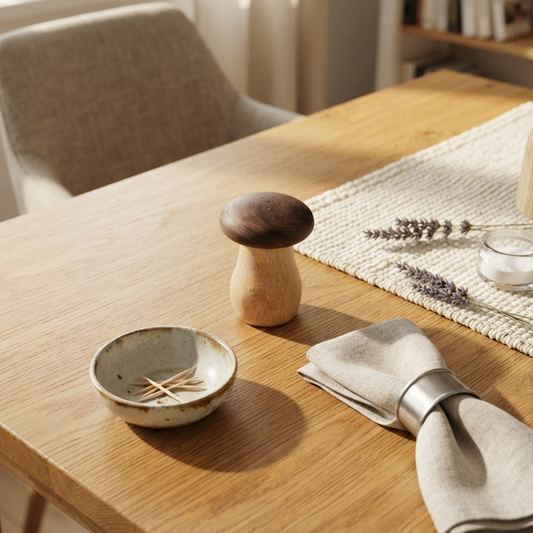 Wooden - Mushroom Toothpick Holder trendy home