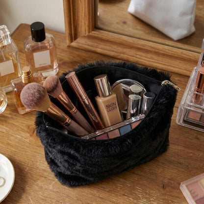 Cat Fur - Obsidian Cosmetic Pouch Trendy Home