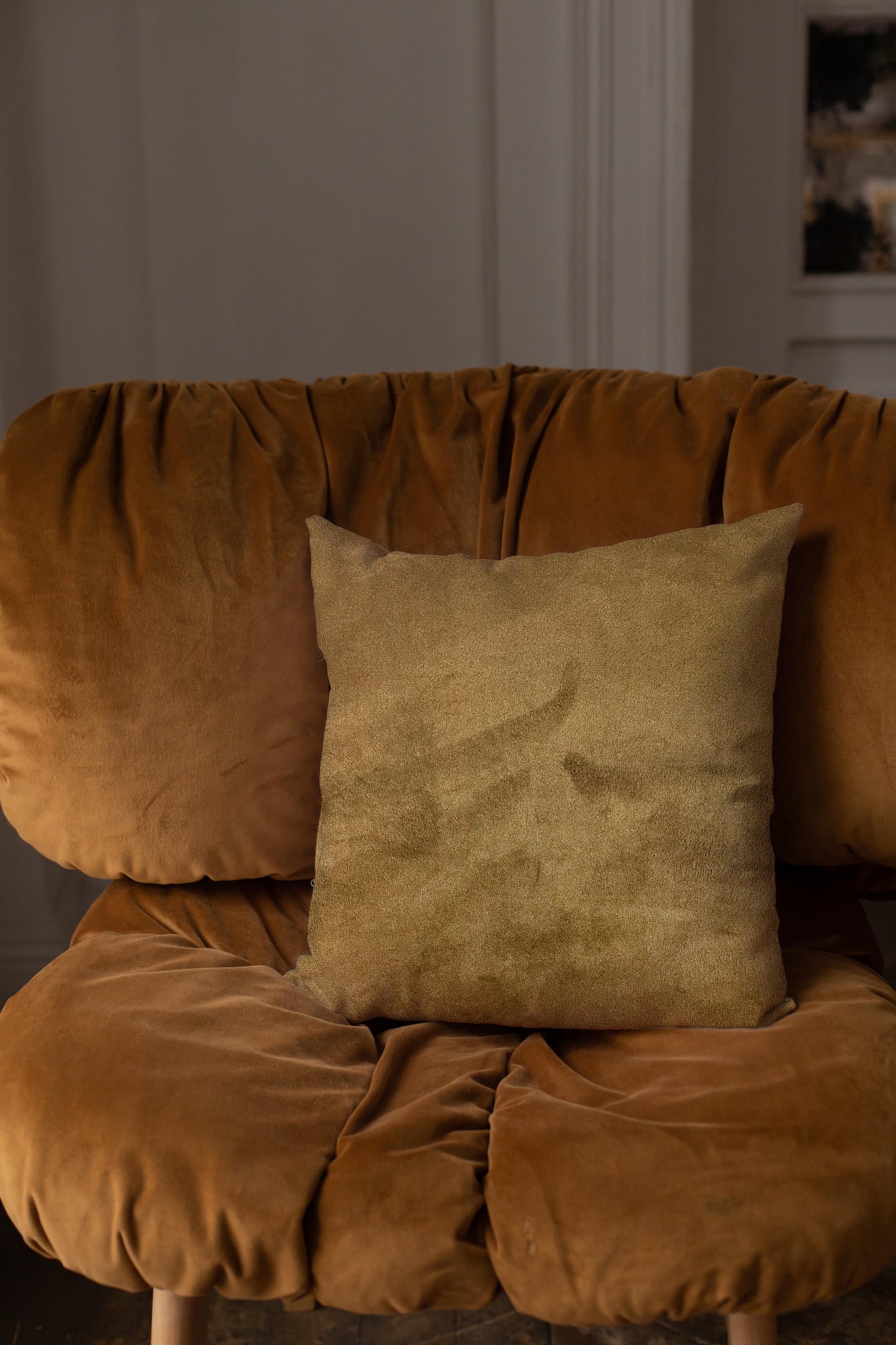 Malai Velvet - Fawn Cushion Cover Trendy Home