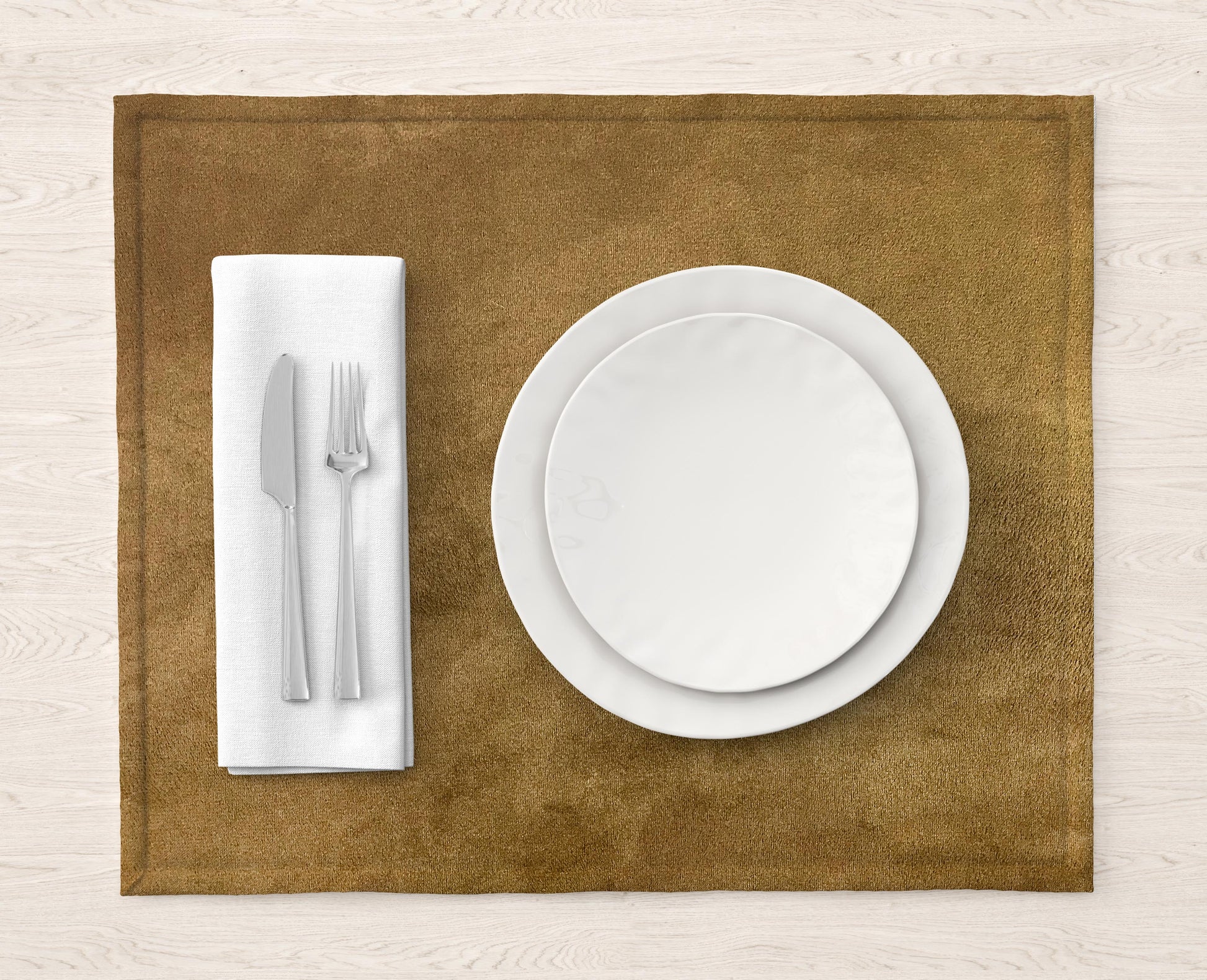 Malai Velvet - Fawn Table Mat Trendy Home