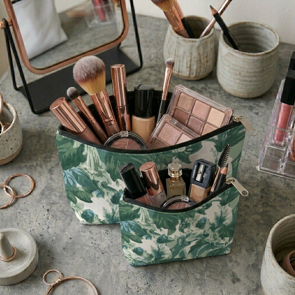 Printed - Victorian Green Cosmetic Pouch Trendy Home
