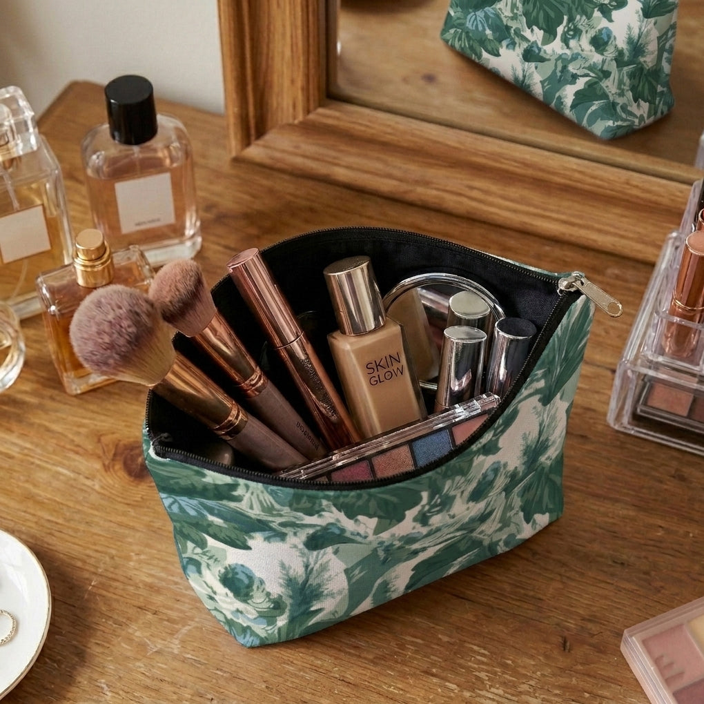 Printed - Victorian Green Cosmetic Pouch Trendy Home