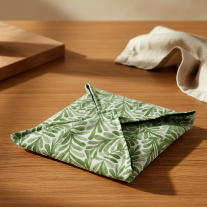 Printed - Sage Leaf Roti Kapra Trendy Home