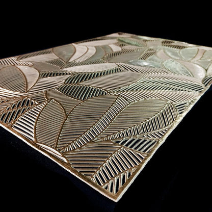 Pvc - Gold Filigree Table Mat Trendy Home