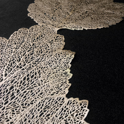 Pvc - Gold Sea Coral Table Runner Trendy Home