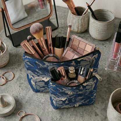 Printed - Midnight Weave Cosmetic Pouch Trendy Home