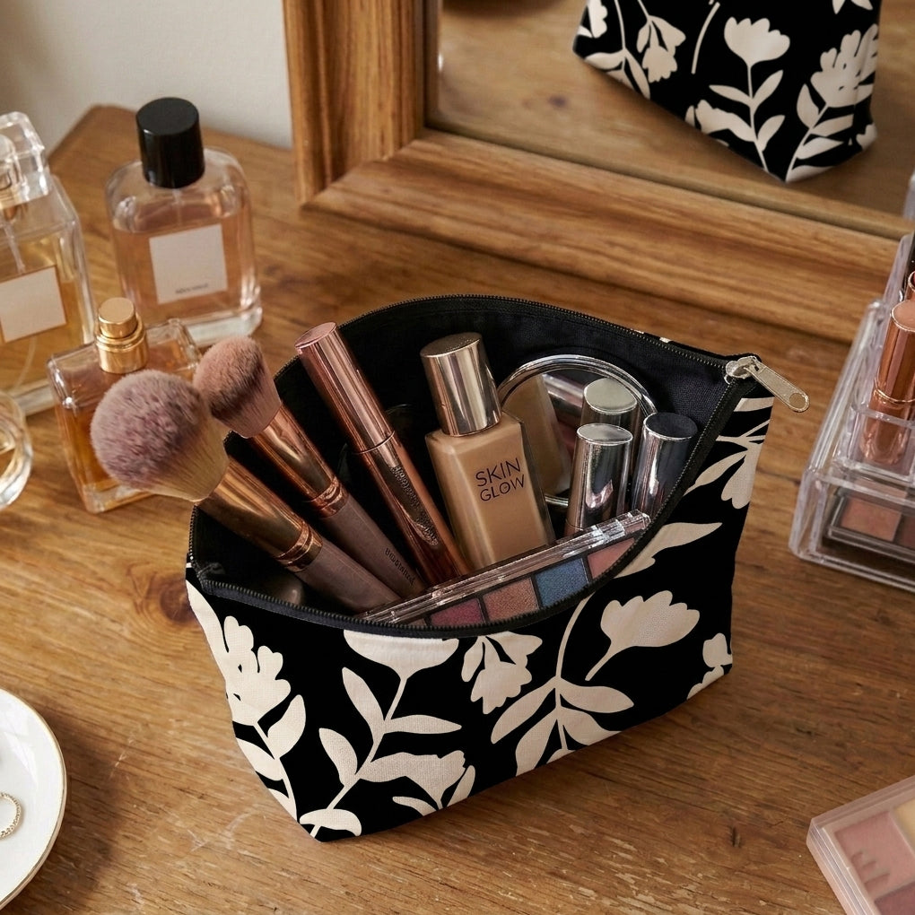 Printed - Luna Meadows Cosmetic Pouch Trendy Home
