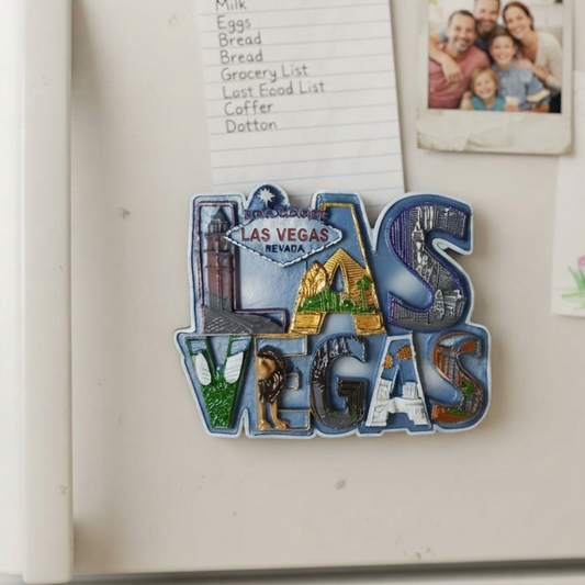 Las Vegas Fridge Magnet trendy home