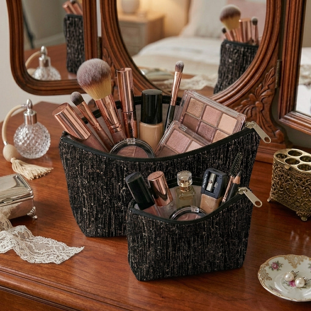 Shanghai - Siyah Cosmetic Pouch Trendy Home