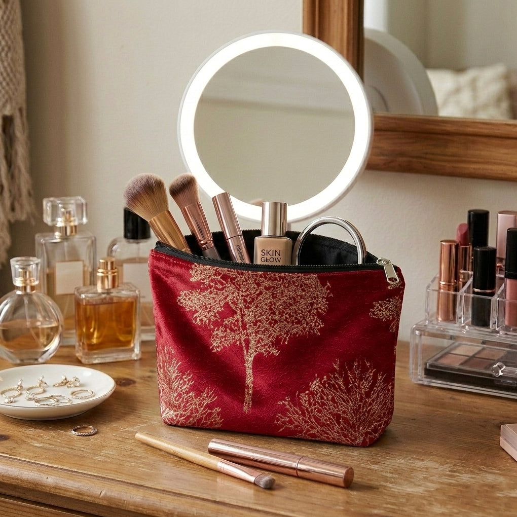 Shanghai - Ruby Cosmetic Pouch Trendy Home