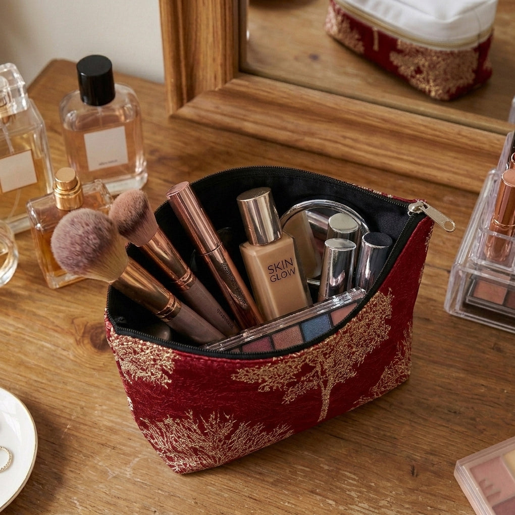 Shanghai - Ruby Cosmetic Pouch Trendy Home
