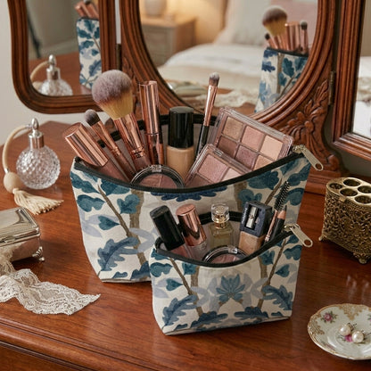 Printed - Blue Oak Cosmetic Pouch Trendy Home