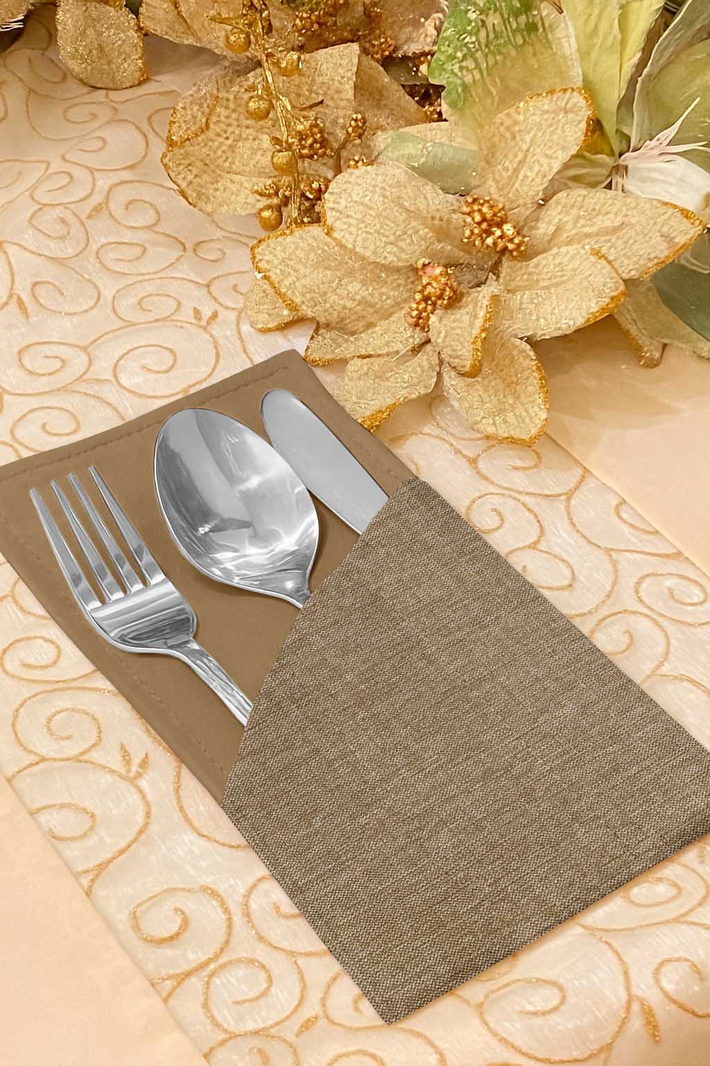 Fine Jute - Mud Cutlery Pouch Trendy Home