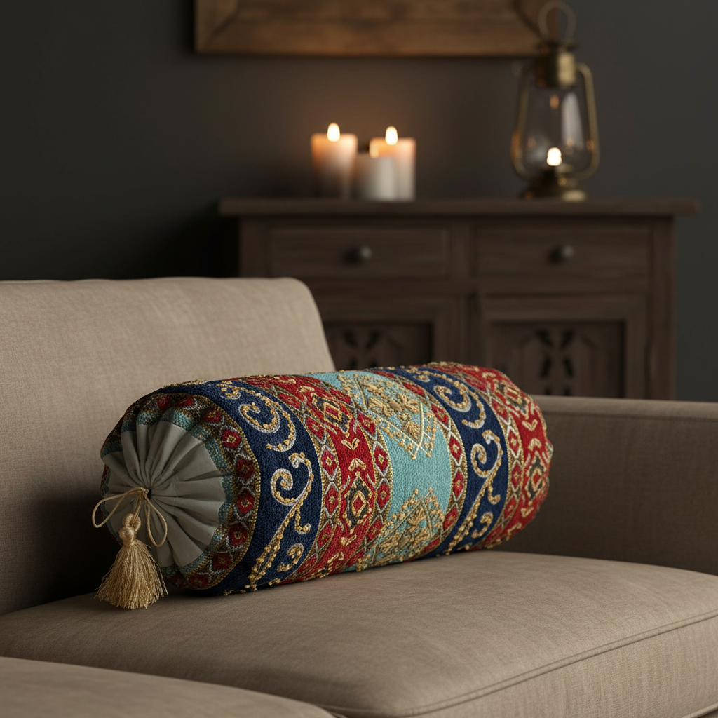 Hand Sequin - Forest Sofa Round PIllow Cover (pair) Trendy Home