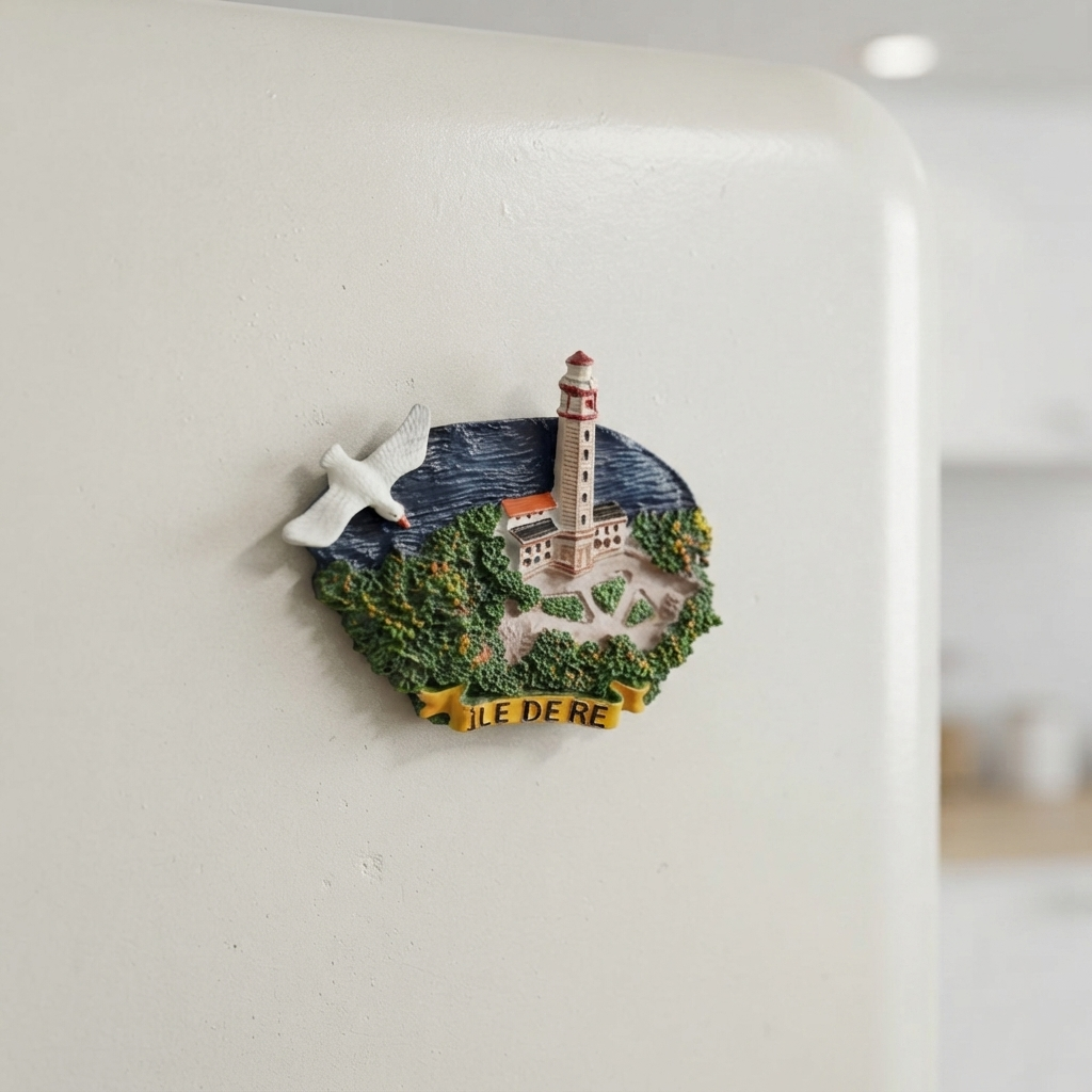 Resin - Ile De Re Fridge Magnet