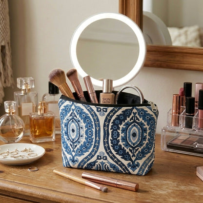 Printed - Moroccan Motif Cosmetic Pouch Trendy Home