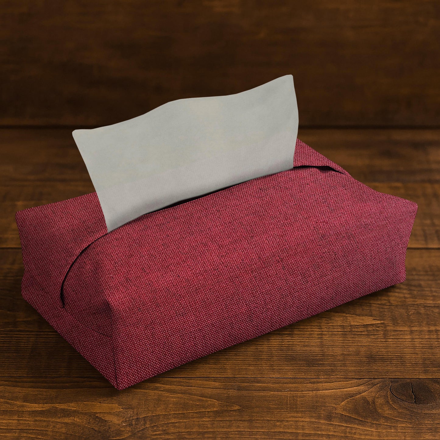 Fine Jute - Plum Tissue Box Trendy Home